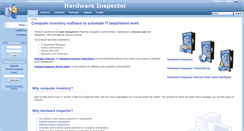 Desktop Screenshot of hwinspector.com